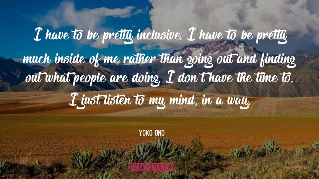 Inclusive quotes by Yoko Ono