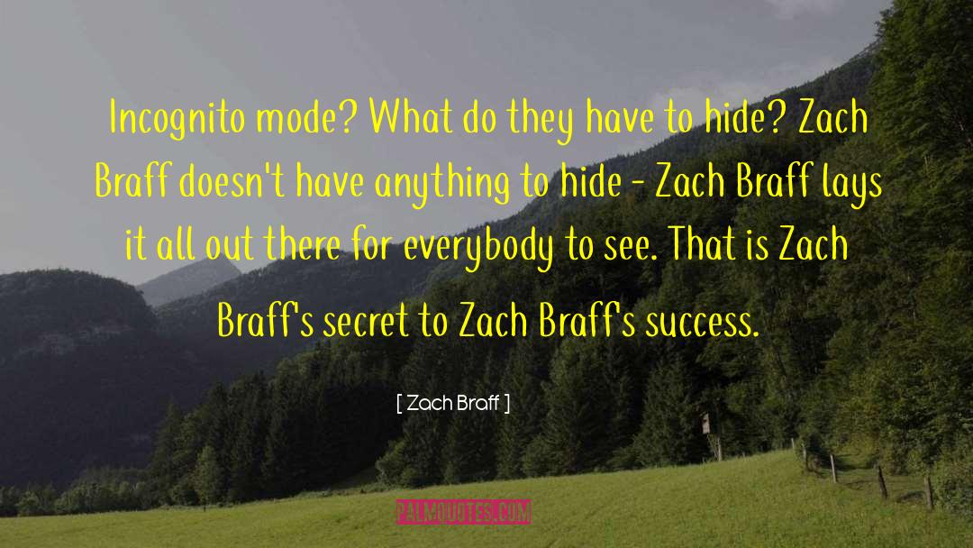 Incognito quotes by Zach Braff