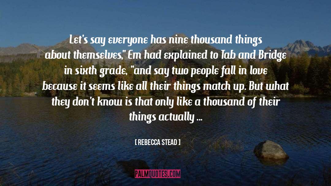 Incognito Tab quotes by Rebecca Stead