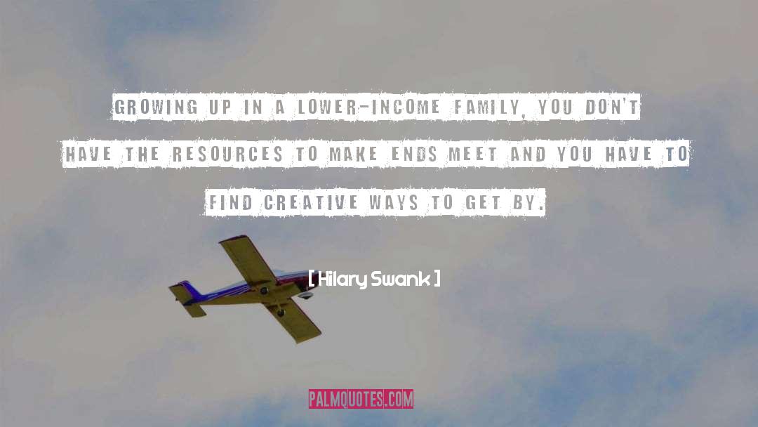 Income quotes by Hilary Swank