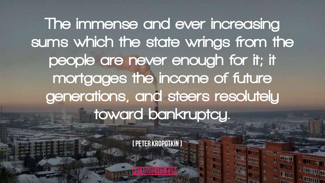 Income quotes by Peter Kropotkin