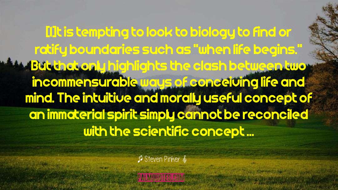 Incommensurable quotes by Steven Pinker