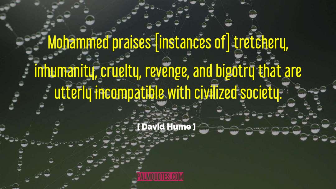Incompatible quotes by David Hume