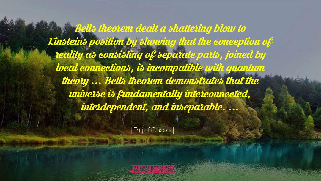 Incompatible quotes by Fritjof Capra