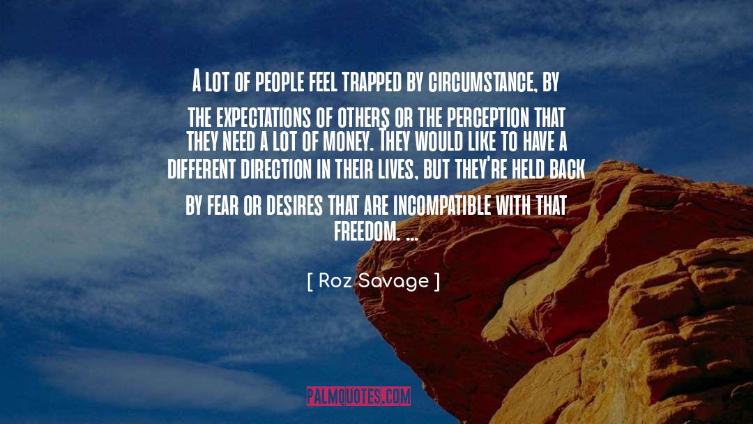 Incompatible quotes by Roz Savage
