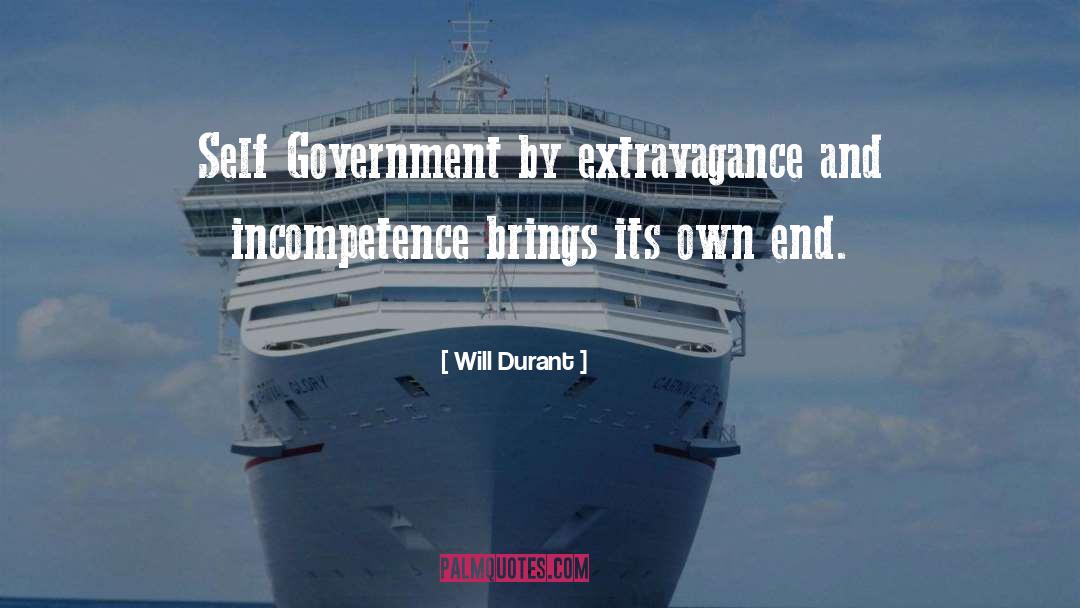 Incompetence quotes by Will Durant