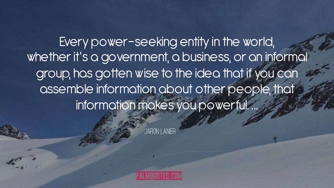 Incomplete Information quotes by Jaron Lanier