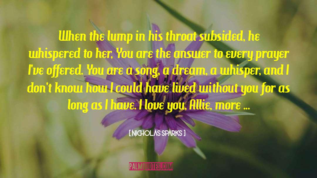 Incomplete Without You quotes by Nicholas Sparks