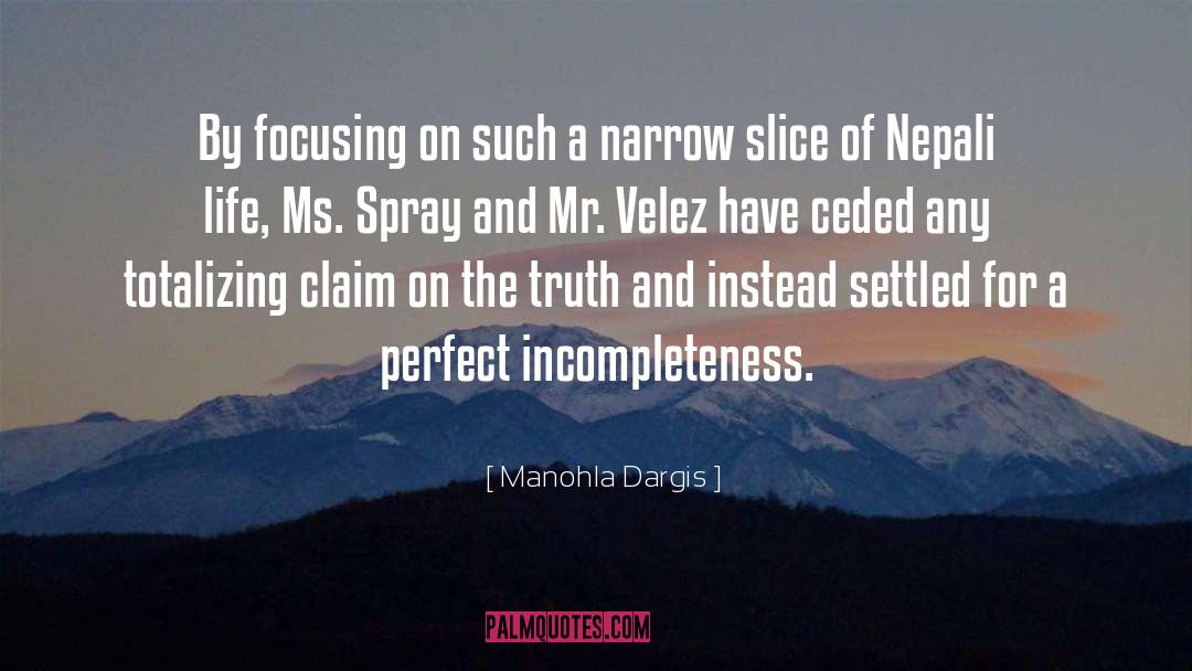 Incompleteness quotes by Manohla Dargis