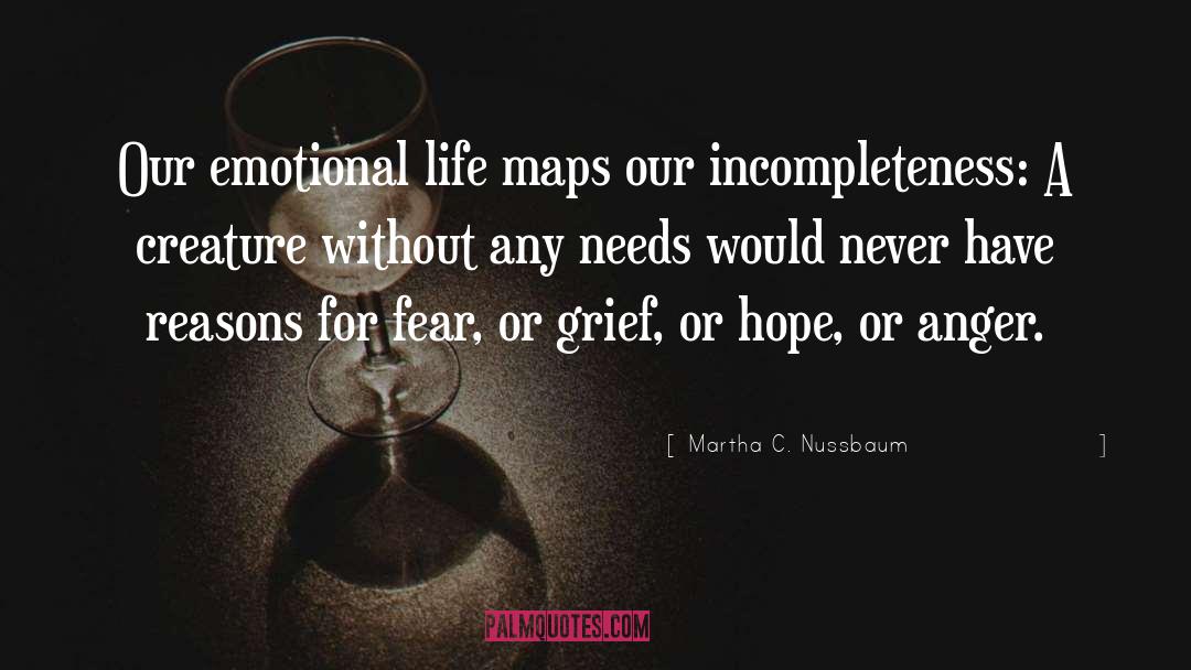 Incompleteness quotes by Martha C. Nussbaum