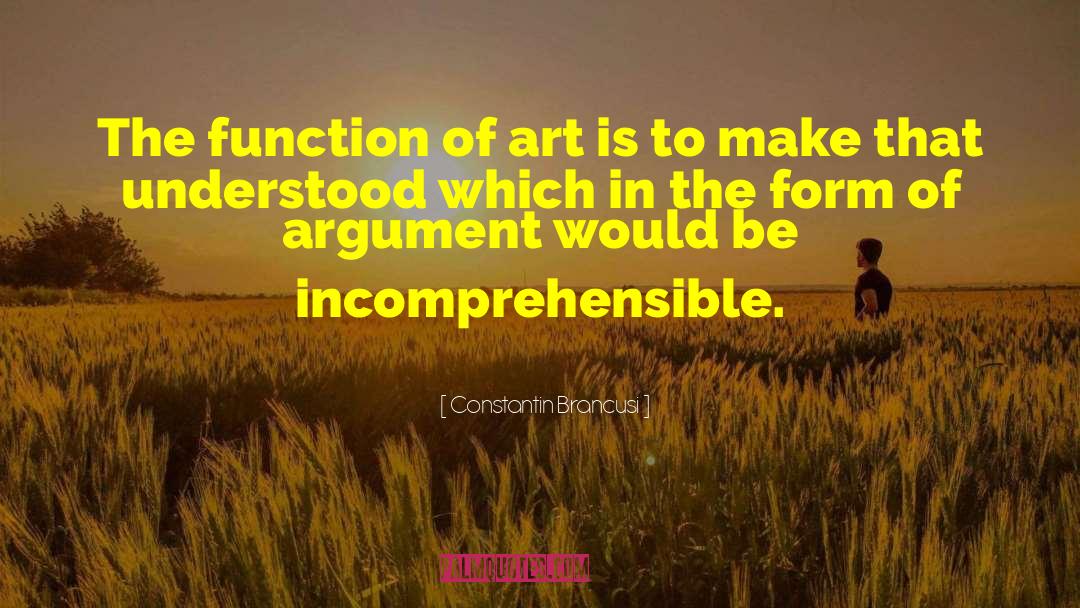 Incomprehensible quotes by Constantin Brancusi