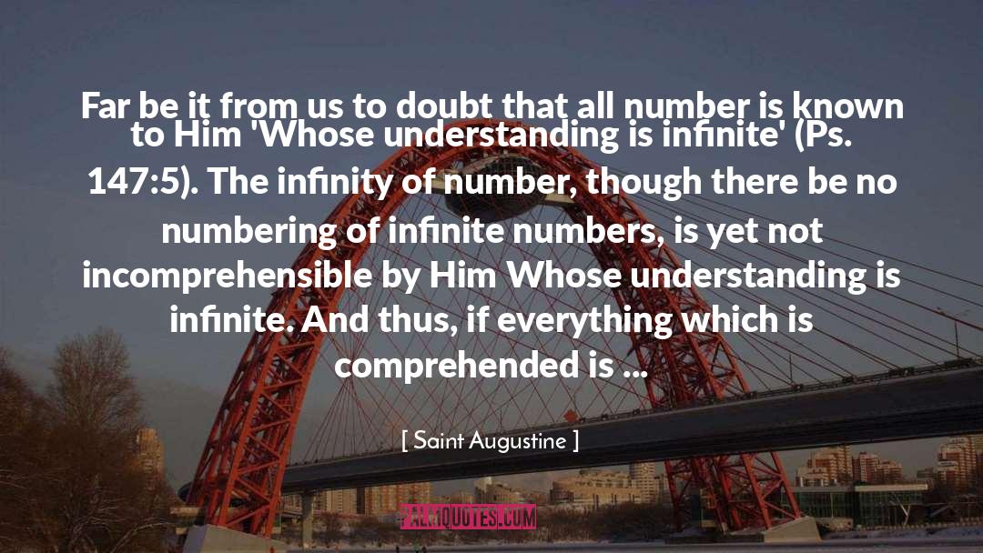 Incomprehensible quotes by Saint Augustine