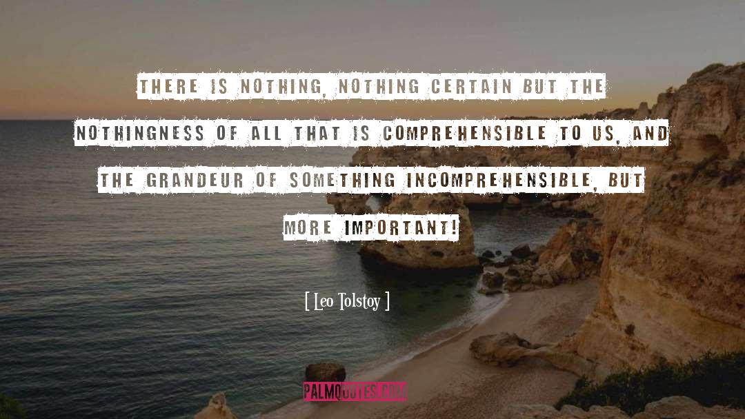 Incomprehensible quotes by Leo Tolstoy