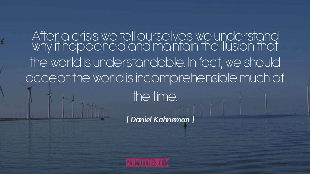 Incomprehensible quotes by Daniel Kahneman