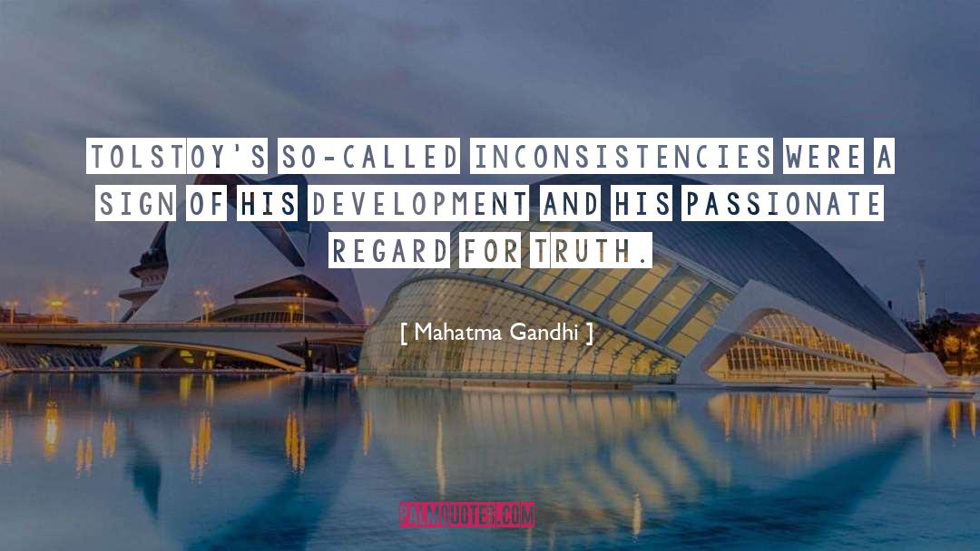 Inconsistencies quotes by Mahatma Gandhi