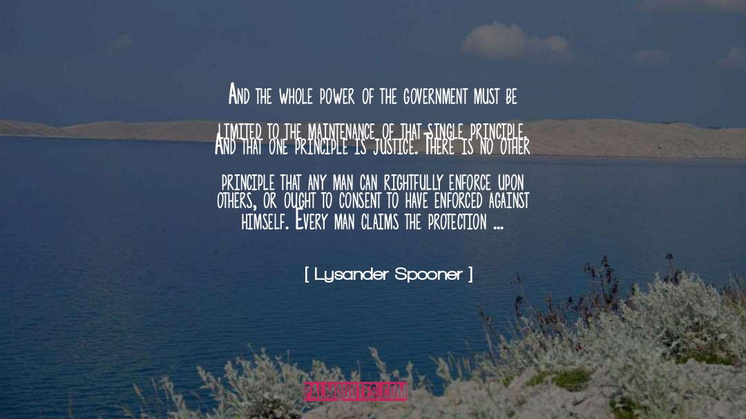 Inconsistency quotes by Lysander Spooner