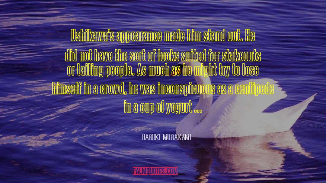 Inconspicuous quotes by Haruki Murakami