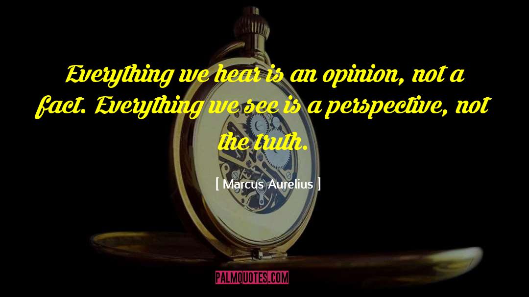 Inconvenient Truth quotes by Marcus Aurelius