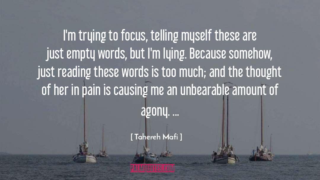 Incorrect Focus quotes by Tahereh Mafi