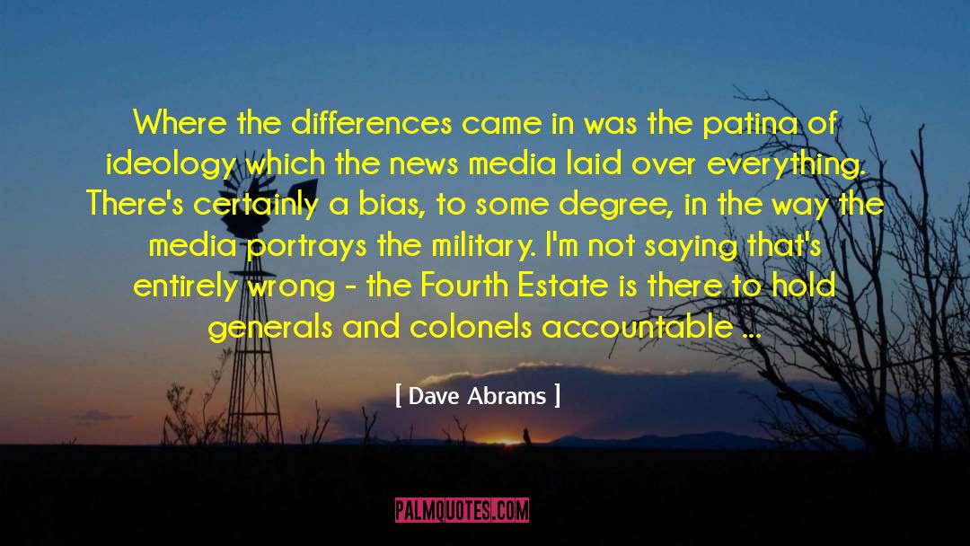 Incorrect Media Reporting quotes by Dave Abrams