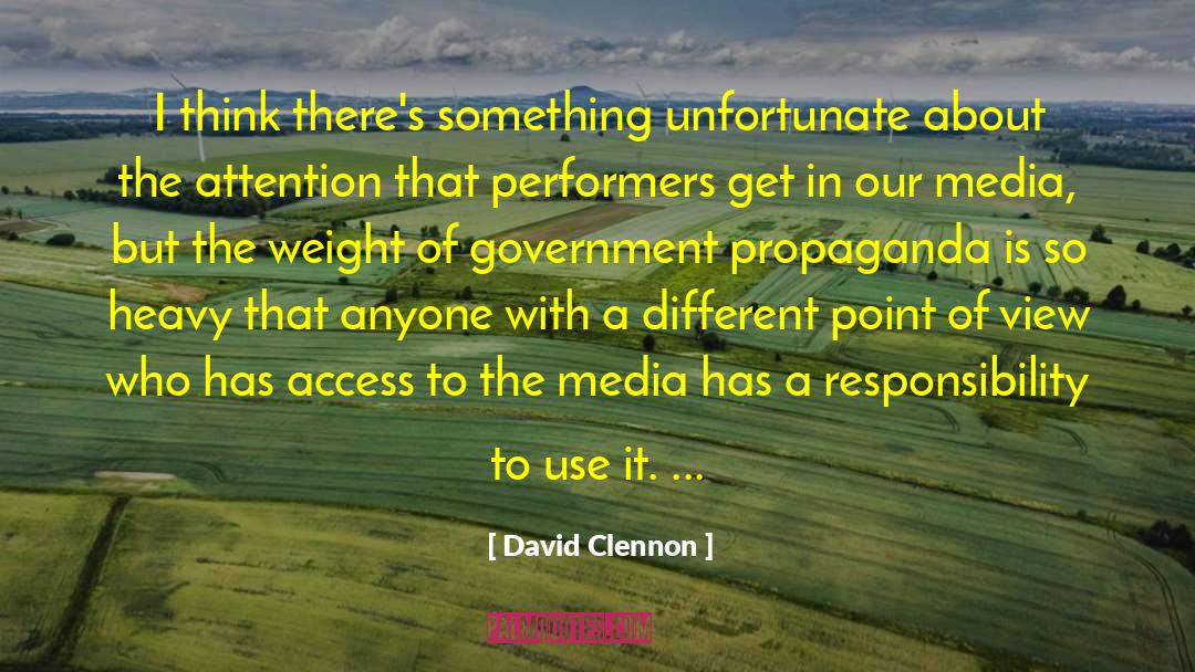 Incorrect Media Reporting quotes by David Clennon