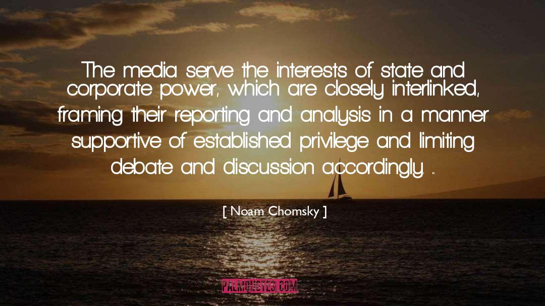 Incorrect Media Reporting quotes by Noam Chomsky