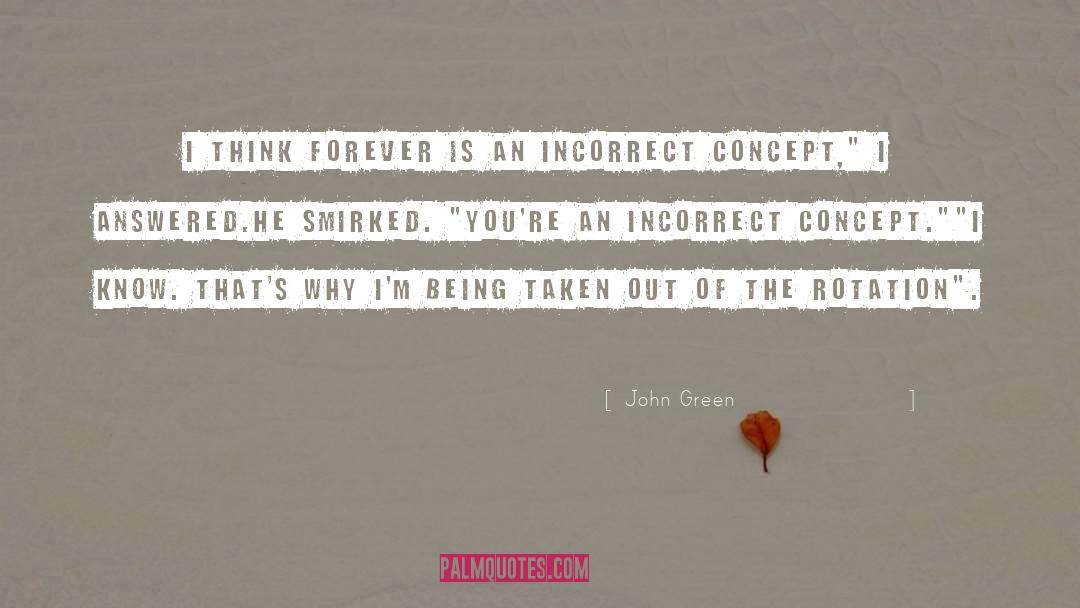 Incorrect quotes by John Green