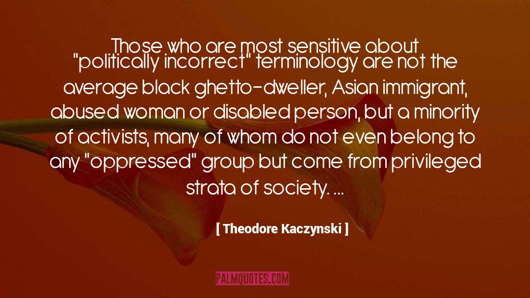 Incorrect quotes by Theodore Kaczynski