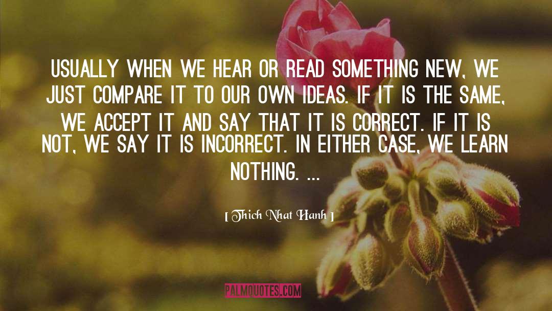 Incorrect quotes by Thich Nhat Hanh