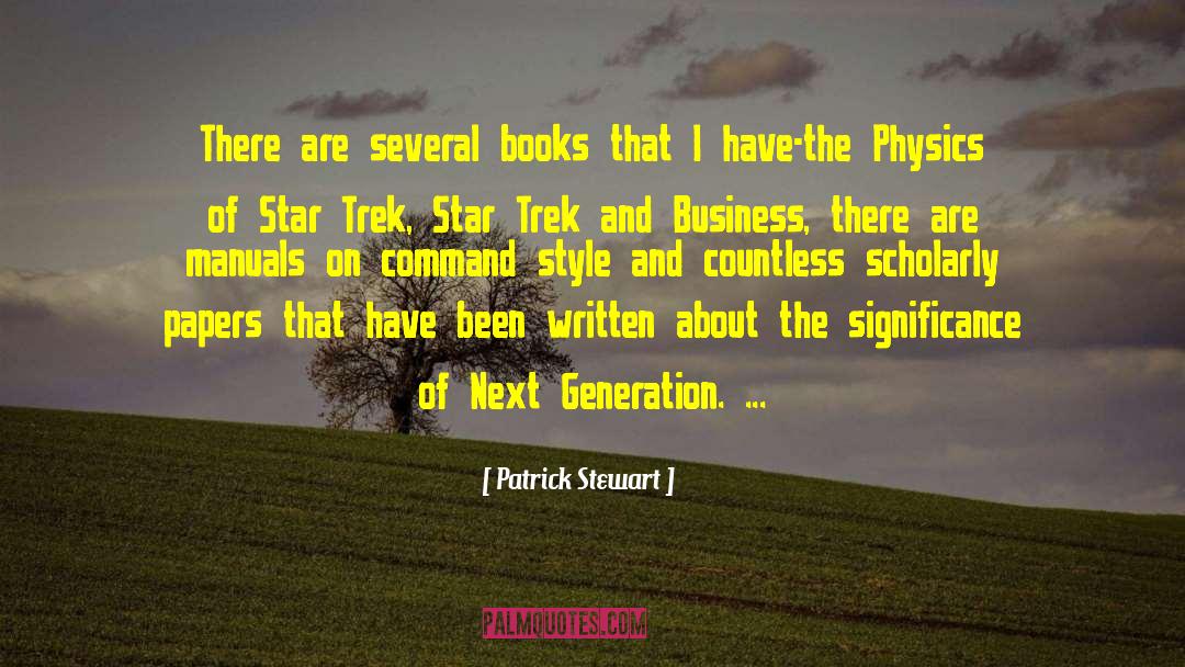 Increase Business quotes by Patrick Stewart
