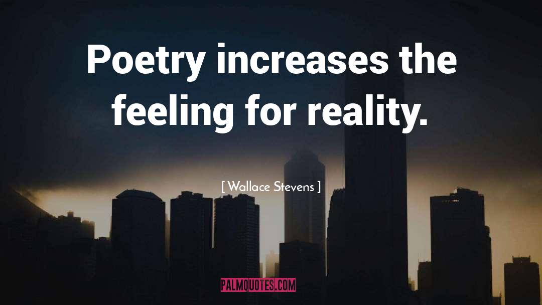 Increases quotes by Wallace Stevens