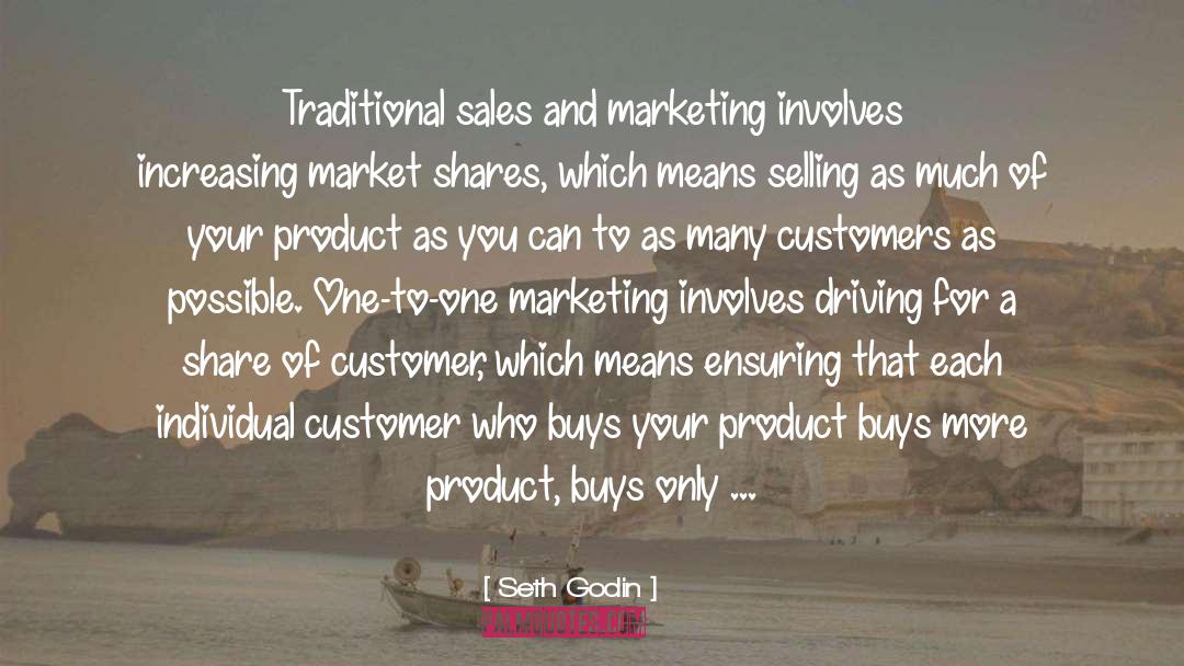 Increasing Customer Base quotes by Seth Godin