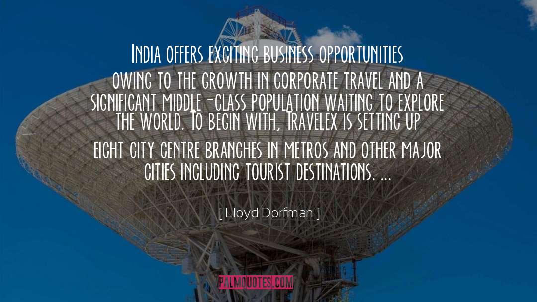 Increasing Population In India quotes by Lloyd Dorfman