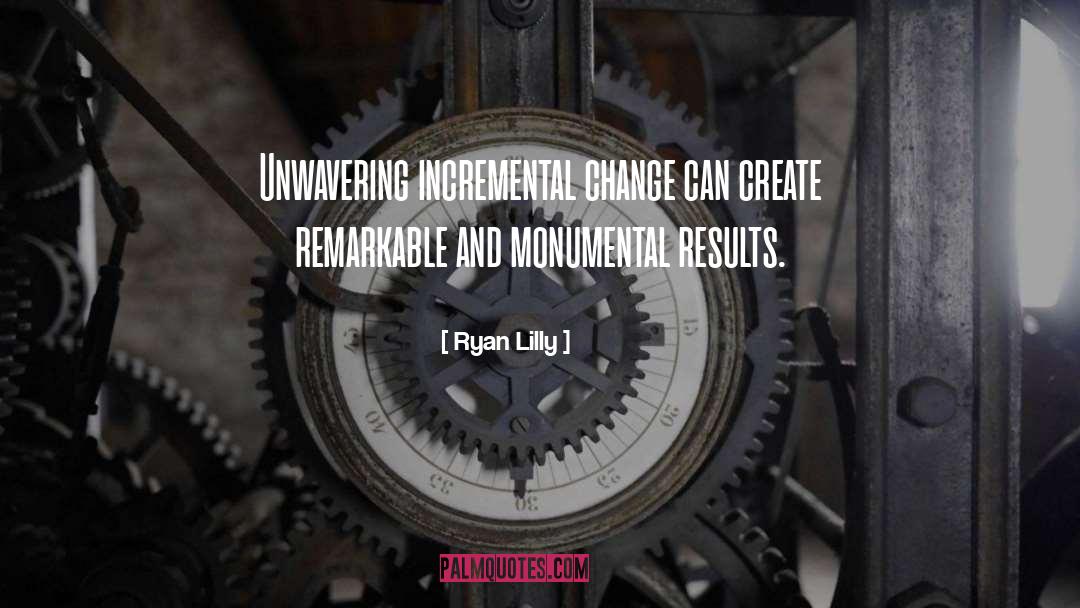 Incremental Change quotes by Ryan Lilly