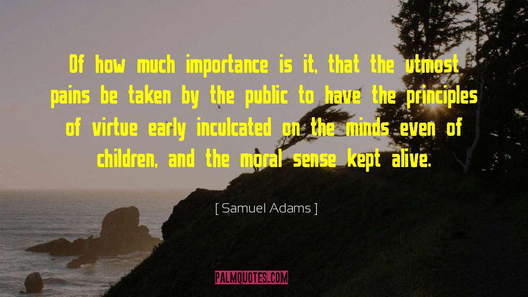 Inculcated quotes by Samuel Adams