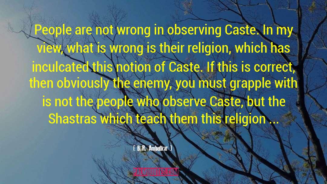 Inculcated quotes by B.R. Ambedkar