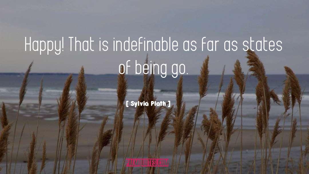 Indefinable quotes by Sylvia Plath