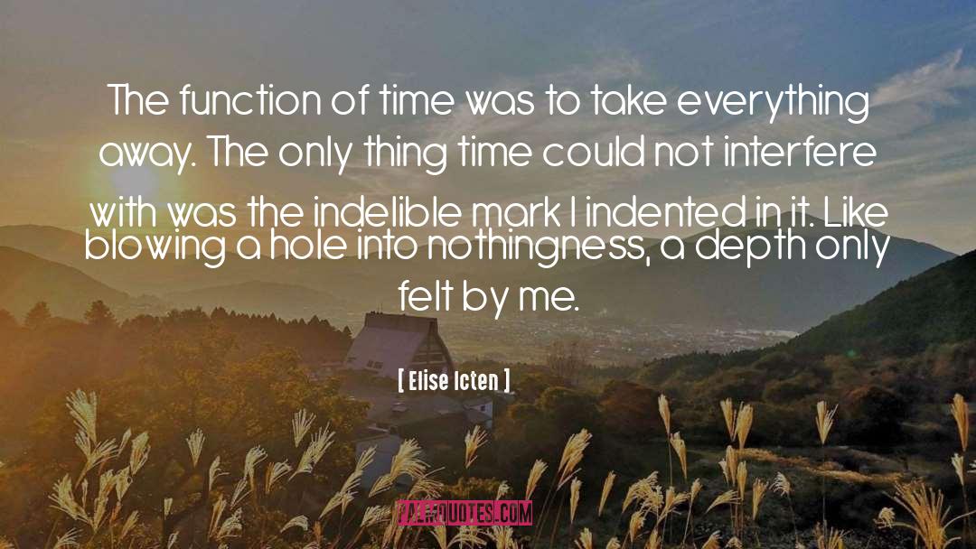 Indelible quotes by Elise Icten