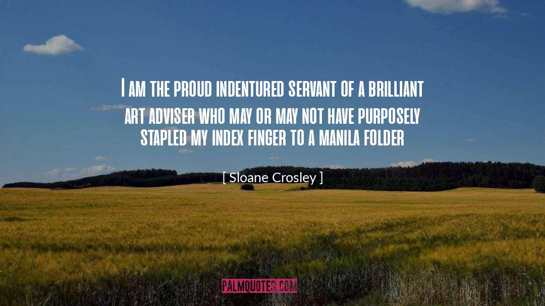 Indentured Servant quotes by Sloane Crosley
