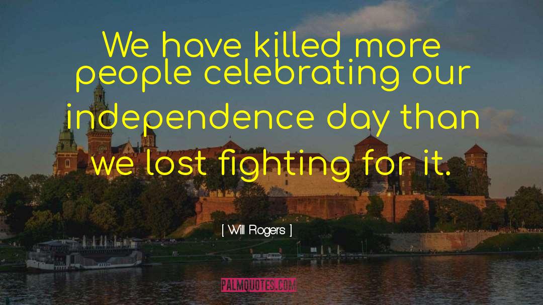 Independence Day Patriotic quotes by Will Rogers