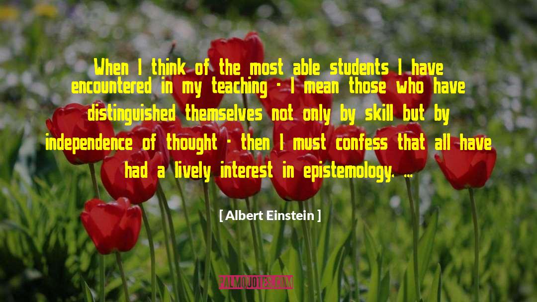 Independence Of Thought quotes by Albert Einstein