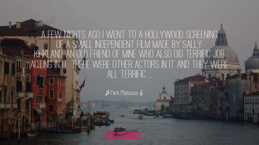 Independent Film quotes by Nick Mancuso