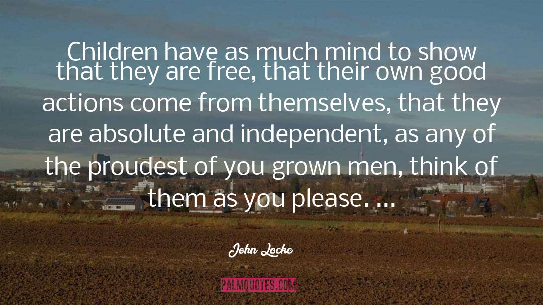 Independent quotes by John Locke