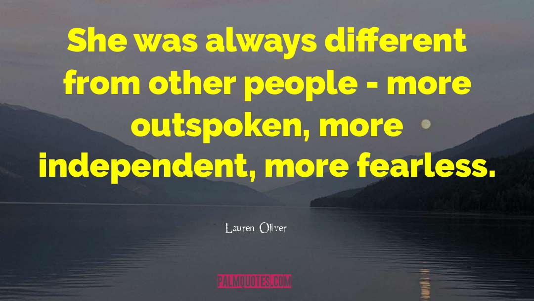 Independent Voters quotes by Lauren Oliver