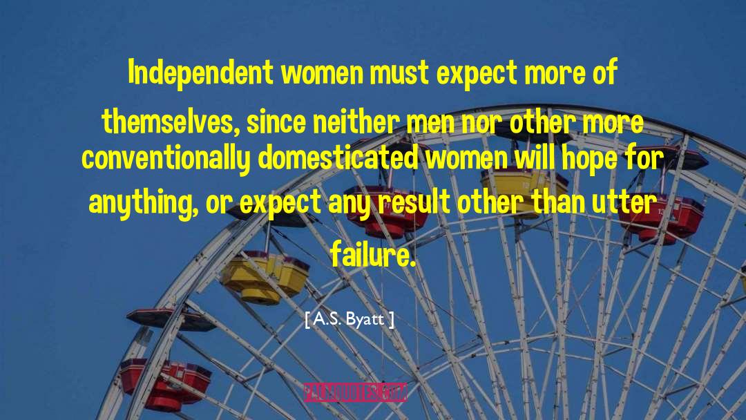 Independent Women quotes by A.S. Byatt