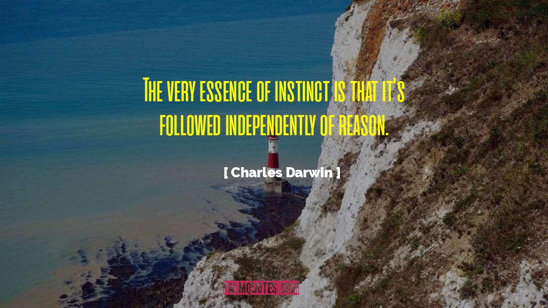 Independently quotes by Charles Darwin