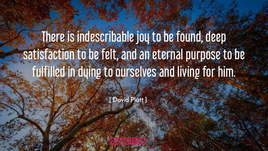 Indescribable quotes by David Platt