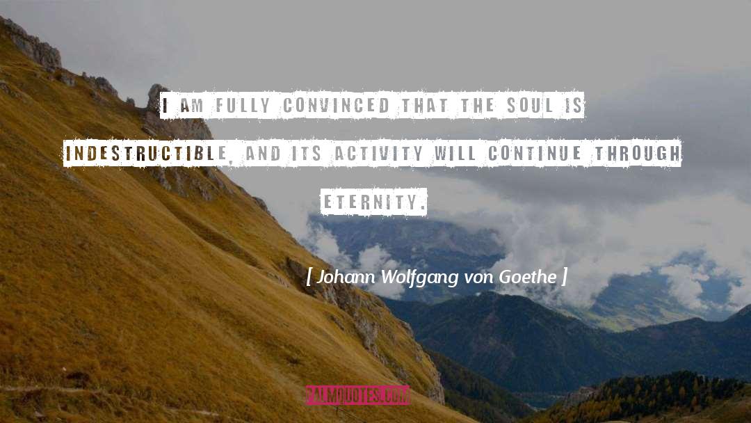 Indestructible quotes by Johann Wolfgang Von Goethe