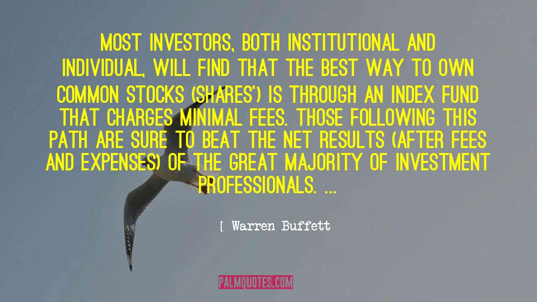 Index Funds quotes by Warren Buffett