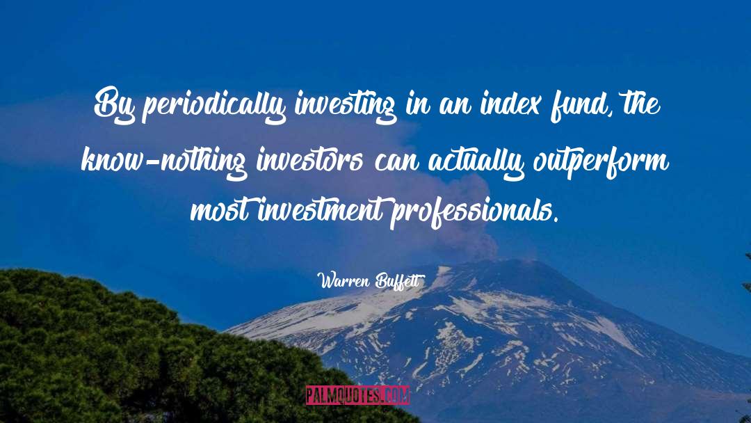 Index quotes by Warren Buffett